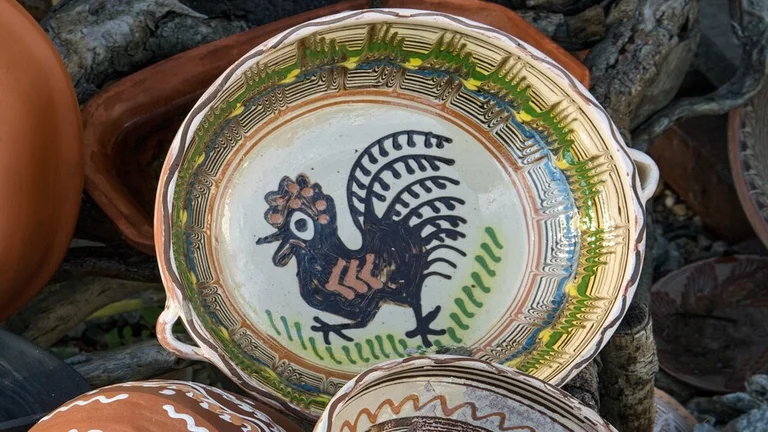 Colorful Horezu ceramics make great gifts