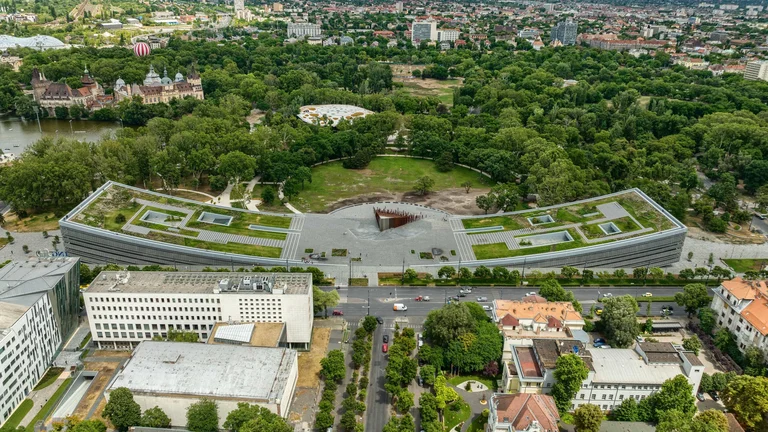 Wish you were a bird, to get this great overview of the Museum of Ethnography?