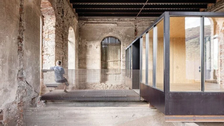 Stay in one of the three glazed cells set directly into the unrestored interior and get ready for the most thrilling sleepover of your life!