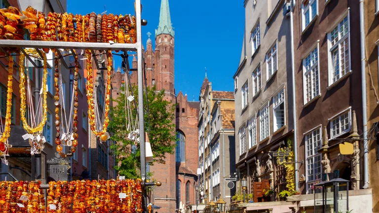 Amber stall, Gdańsk, Poland