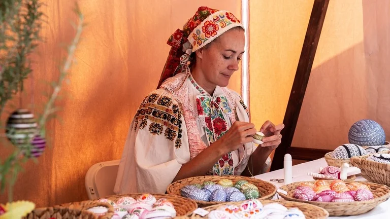 Watch how Slovakia's famous, colorful Easter eggs are decorated.