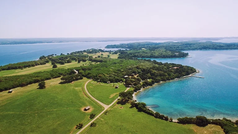 Take in the gorgeous colors of nature at Brijuni National Park