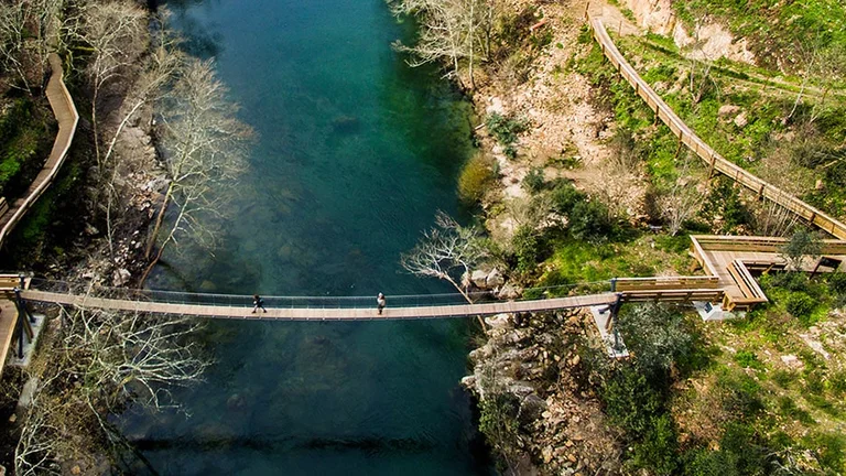 Take an exhilarating walk on the Passadicos Do Paiva in Arouca Geopark