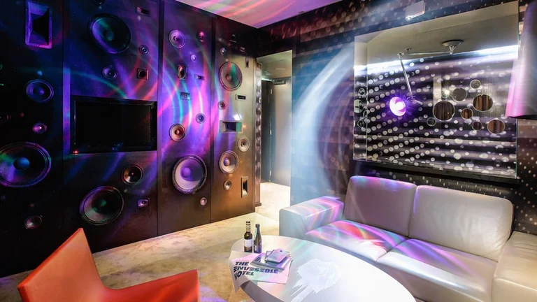 Have you heard of the Invisible Hotel? Its five rooms have been designed by local artists and each offers a different perspective on Košice. In the Media Art Room, you can immerse yourself in a live panorama of the city through augmented reality
