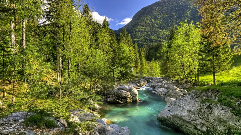 Soča Valley in Slovenia.
