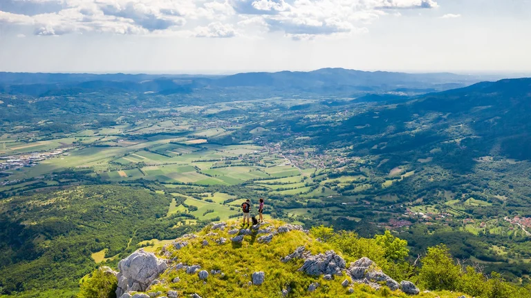 Nova Gorica city in Slovenia.