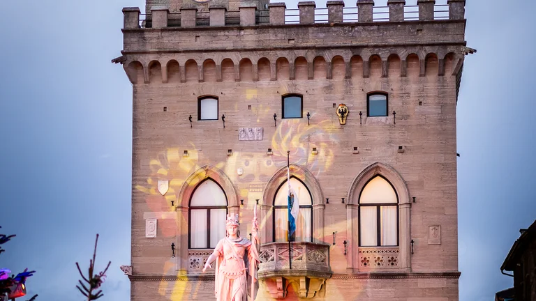Take in the stunning Public Palace