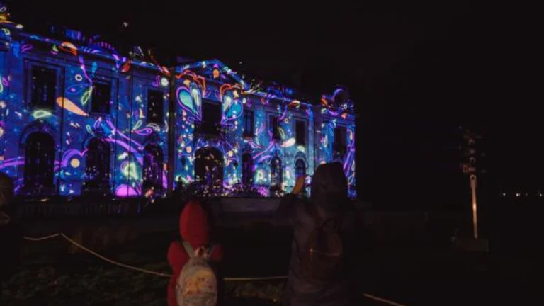 See superb holiday lights at Enghien