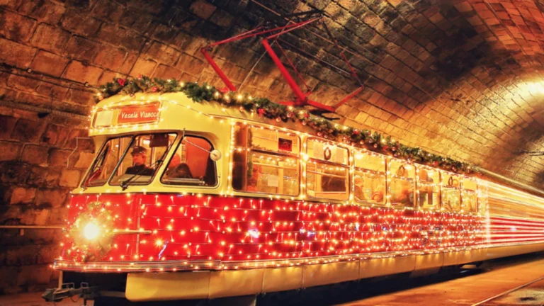 Hop on the special Christmas tram and enjoy a ride through the city that was once the coronation town of Hungarian kings and queens