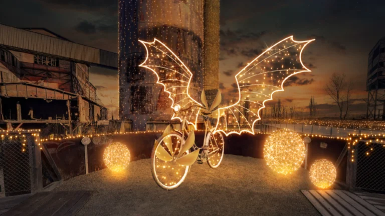 See magical shapes at Ostrava Vítkovice's Light Park