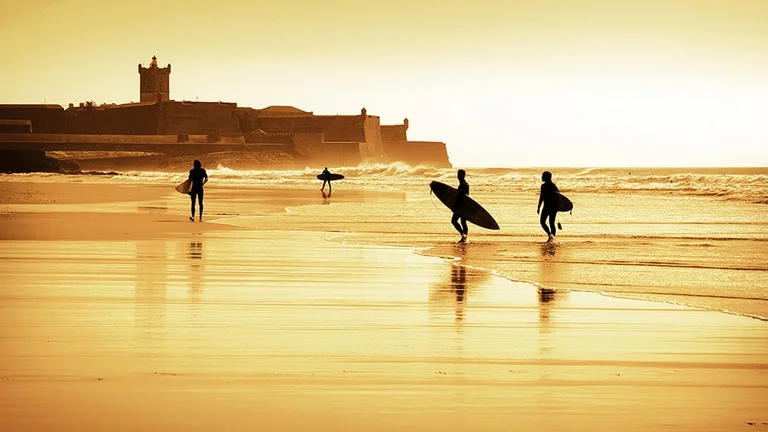 Surfing isn't the only way you can have a wonderful time at Carcavelos.