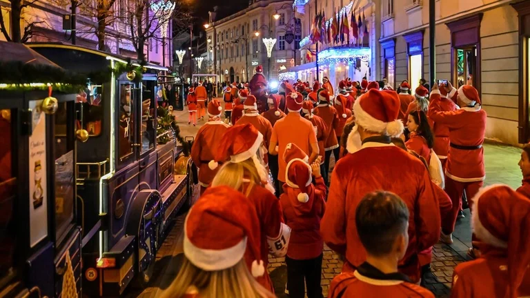 How many Santas will you see at the Sibiu Christmas Fair?