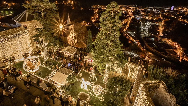 You'll always remember Trsat lit up for Christmas