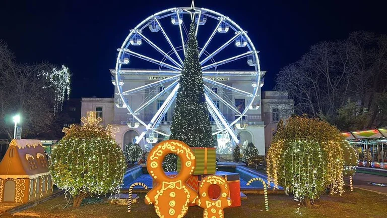 Constanta Christmas fair in Romania.