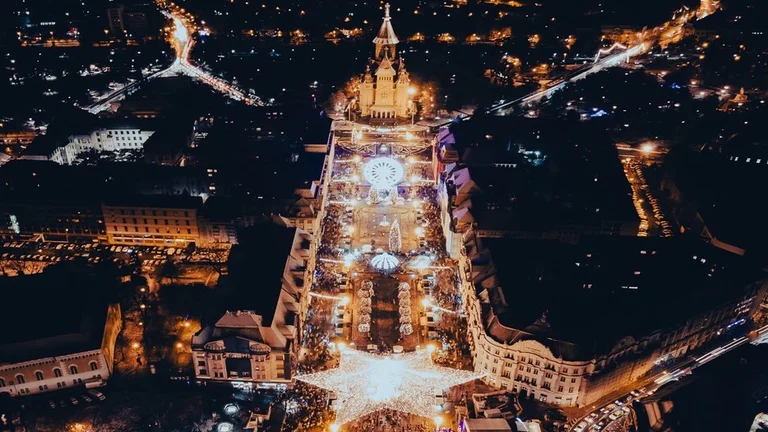 Timisoara Christmas fair in Romania,