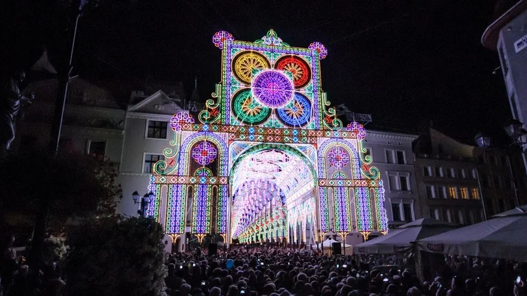 Travel to Torun to see fabulous lights at the Bella Skyway Festival.