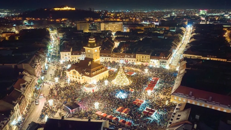 Brașov Christmas Fair, Romania.