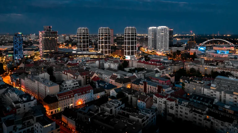 There is always something new to discover in dynamically developing Bratislava: head to the city centre to see world-class architecture designed by Zaha Hadid. © Bratislava Tourist Board ǀ www.visitbratislava.com