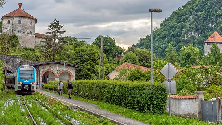 Stop off at Kamnik to see the medieval architecture.