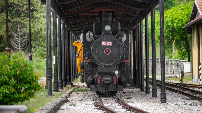 Check out all the old locomotives at the Museum of trains.