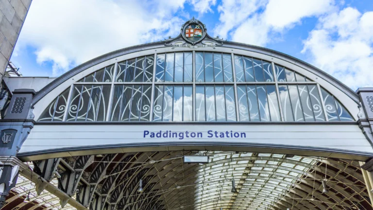 Walk into Paddington Station London - meet a bear if you're lucky, or take a trains to Cornwall.