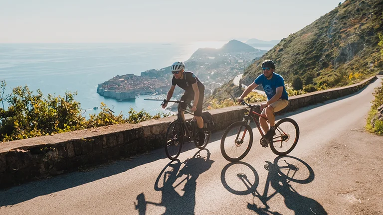 winding roads with great views of Dubrovnik.