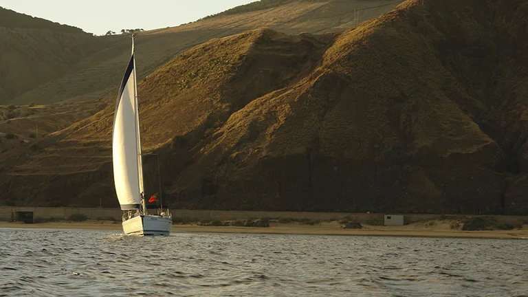 Seeking solace on the sea? Sail from Porto Santo in the Madeira Islands.
