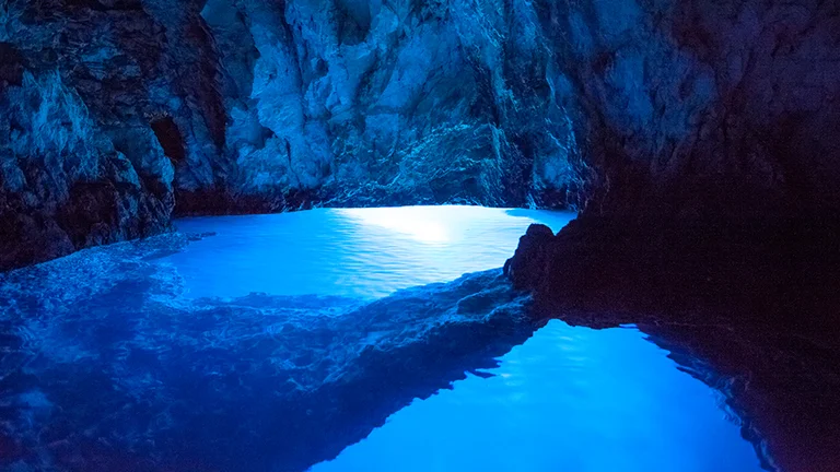 Be utterly mesmerized by Biševo's Blue Cave.