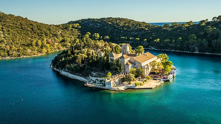 Another gem to visit on Mljet is the Island of St. Mary.