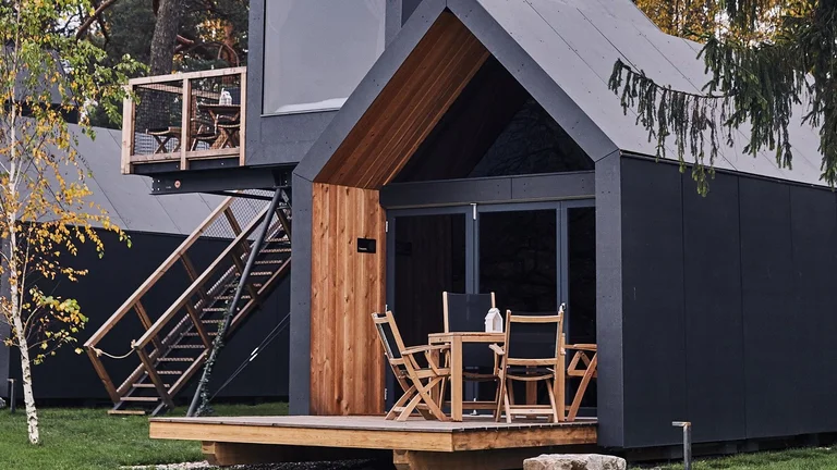 For a fun and tasty stop, stay at the Chocolate Village by the River.