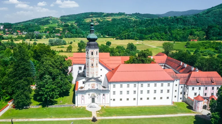 Slovenia’s only town on a river island.