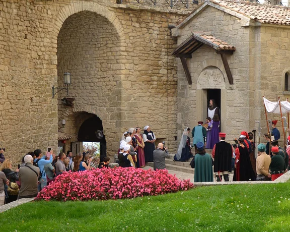Medieval Wedding at First Tower Guaita, San Marino