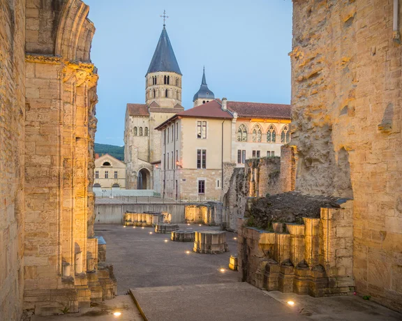 Abbey-of-Cluny,-France
