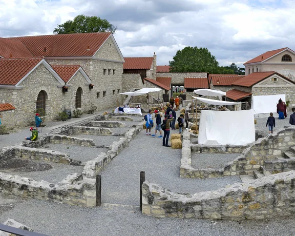 Archaeological-Park-Carnuntum,-Austria