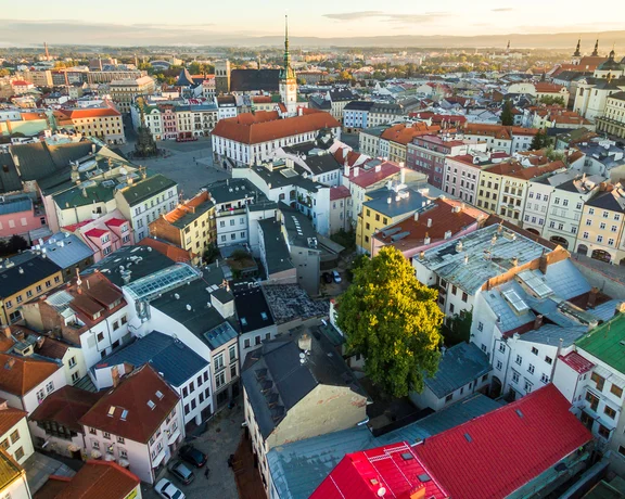 Olomouc-Premyslid-Castle-and-Archdiocesan-Museum,-Czech-Republic