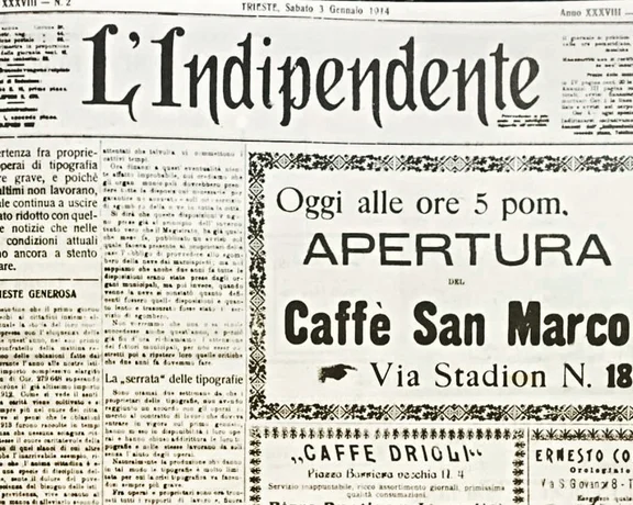 Bring your paper to read while you have an espresso at Antico Caffè San Marco, Trieste, Italy