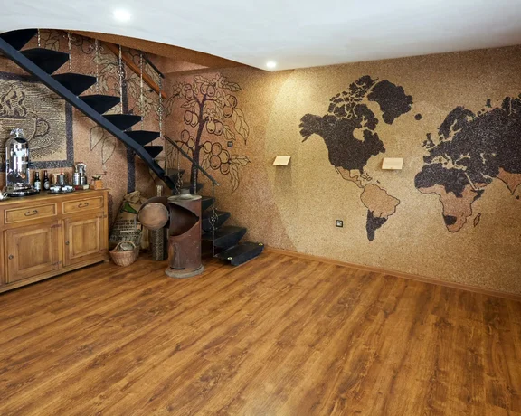 Just follow the world's most giant coffee bean mosaic, created with 4.000.000 roasted coffee beans from 35 countries