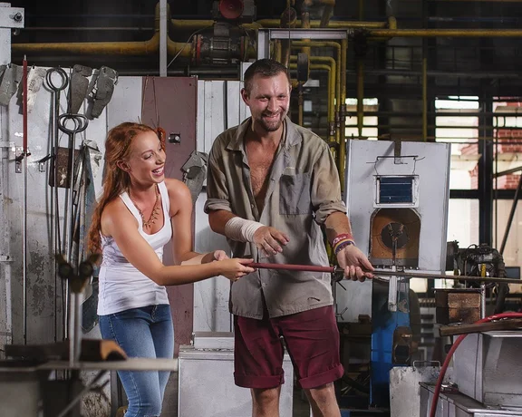 In the Moser glassworks in Karlovy Vary you'll become a glassmaker for a moment