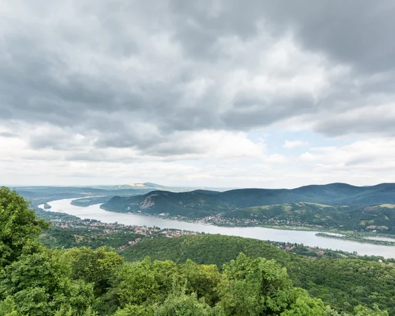 Behold the beautiful blue Danube Bend