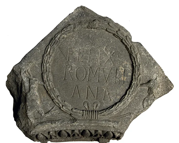 Imagine the long-ago hands that carved this archivolt for Felix Romuliana