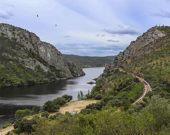 Wind through a natural wonderland in Naturtejo Geopark at Portas de Rodao