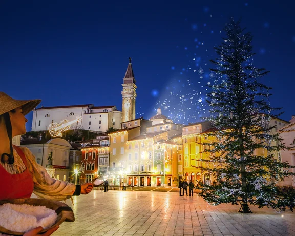 Celebrate Christmas traditions in Piran