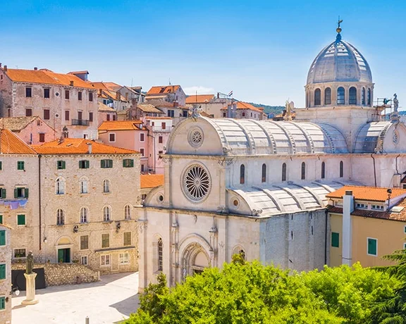 Don't miss the UNESCO-listed Cathedral Of St. James in Šibenik.