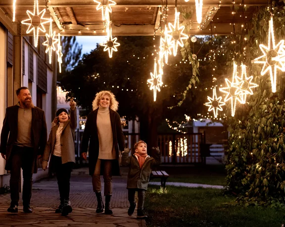 All ages love visiting the Prague Light Park