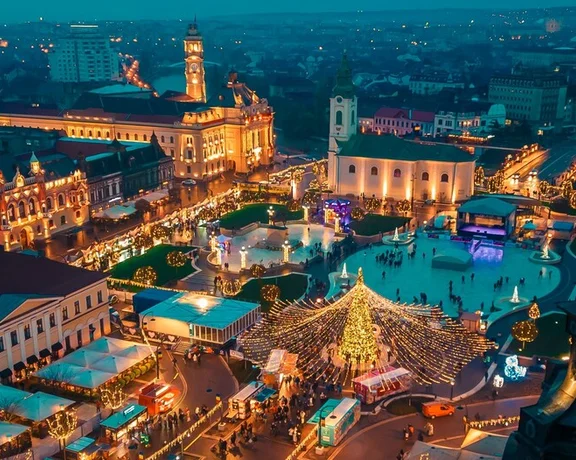 Oradea Christmas Fair, Romania.