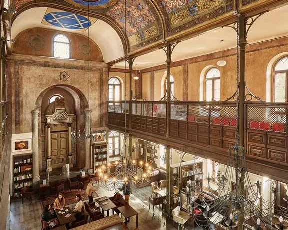 In Trnava be sure to check out Synagóga Café, a former Orthodox synagogue – and enjoy the cafe!
