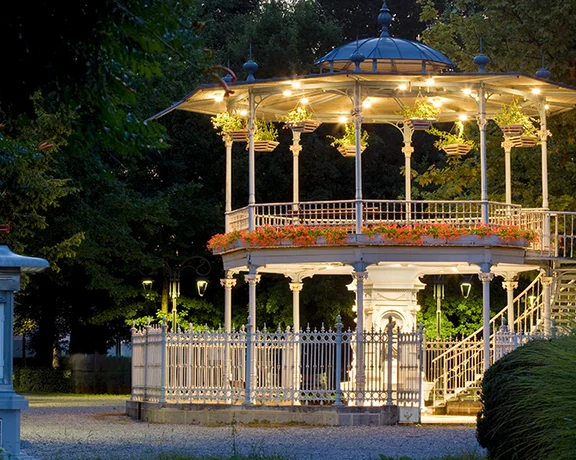 Wander through Lipik's lovely park, a lush green oasis.