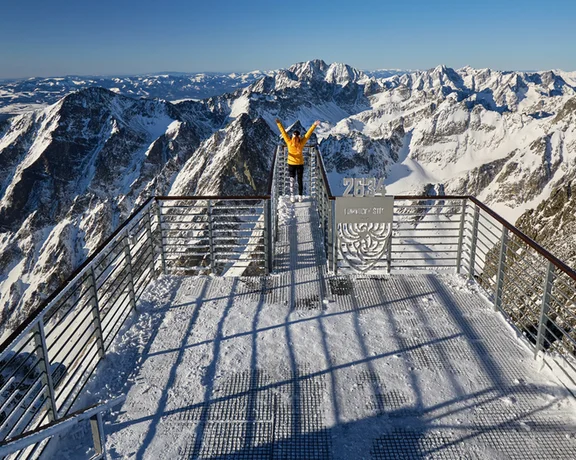 Start your day with a cup of freshly brewed coffee at the top of Lomnický štít. Trust us, at 2,634 meters above sea level, it has a unique flavor.