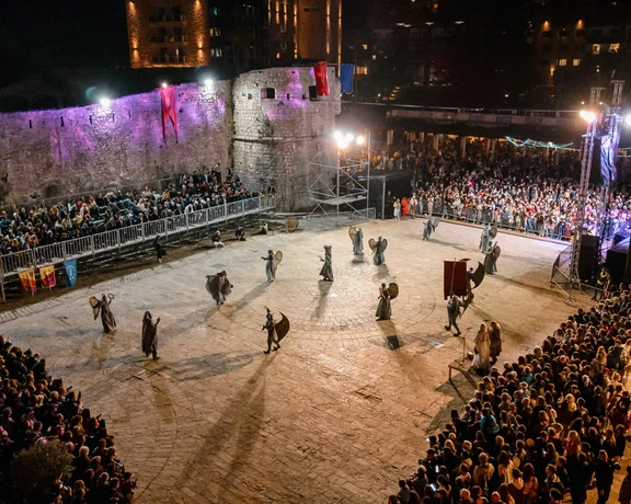 See medieval days come alive in the central square during the KotorArt festival.
