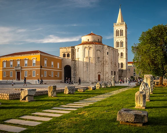 Take time to visit Zadar city center.